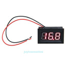 Mini 0.56'' Two-Wire DC 3.2-30V Red LED Digital Disply Panel Voltmeter Car Motor