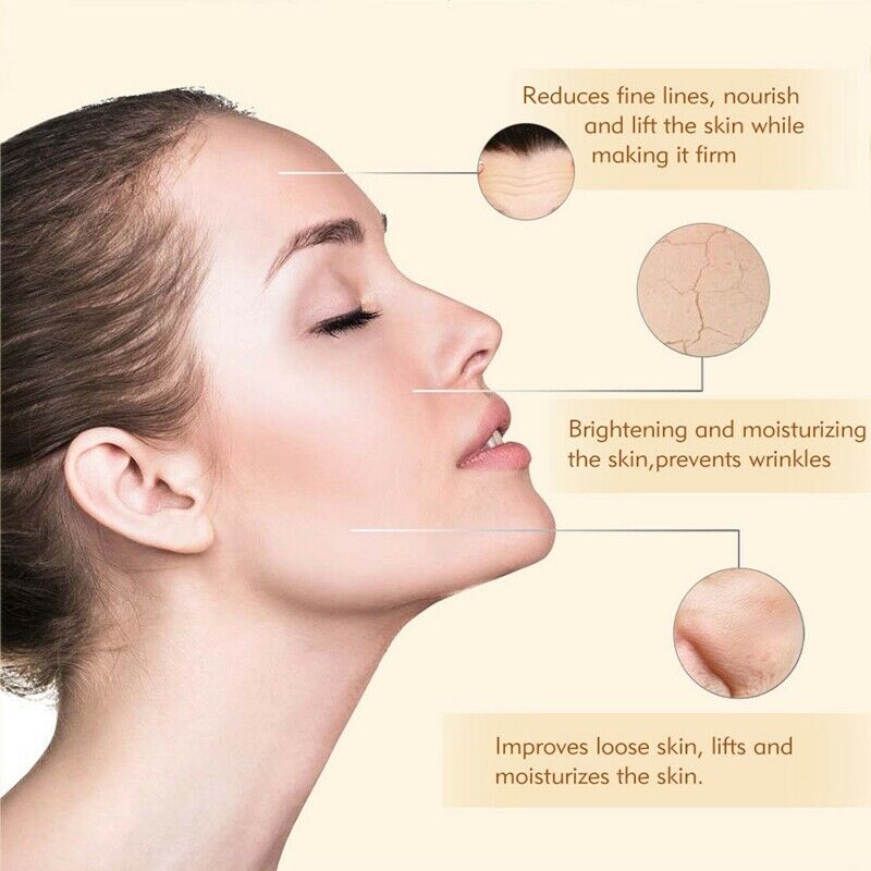 Ameizii Vitamin C Face Serum Whitening Brighten Skin Pure Hyaluronic Acid F D3Q8