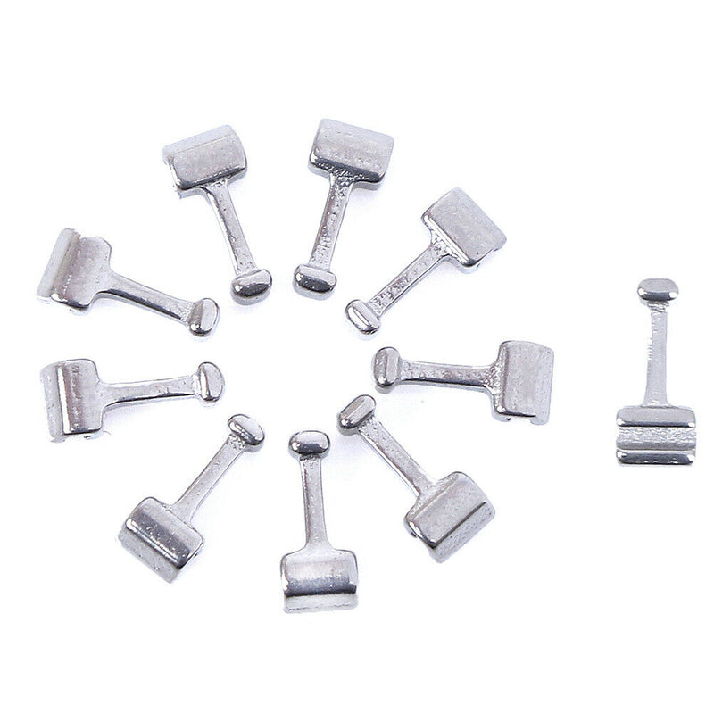 10*Dental orthodontic crimpable hook sliding traction hook orthodontic materialD