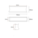 1Pcs Stainless Steel Lap Slide Bar Slider for Hawaii Electric Guitar Parts