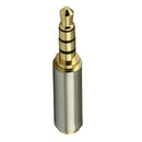 3.5mm Male to 2.5mm Female Jack Headphone Adapter Converter Converte Plug