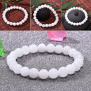 8mm Selenite Handmade Mala Bracelet Spirituality Chakas Cuff Pray Xmas Gift