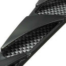 Pair ABS Universal Car Simulation Hood Vent Decor Sporty Side Air Flow StickS Nw
