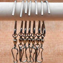 5Pcs Steel  Hooks Clips for Wind Chimes Hanging Plants Birdcage Party Ornaments