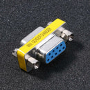 2pcs DB9 Female to Female Adapter Gender Changer Serial RS232 Coupler Converter