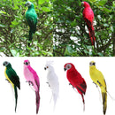 5x Imitation Animal Artificial Feather Macaw Parrot Bird Statue Yard Tree Lawn