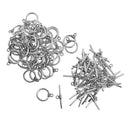 50 Set OT Toggle Clasp Pendant For Jewelry DIY Making Accessories