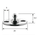 Boat Yacht Canvas Snap Fastener Button, 3/8 inch Diameter, Stainless Steel