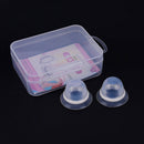 1pair sexy silicone puffy nipples craternipple corrector vacuum sucker withboxLJ