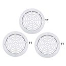 3 Packs Pool Main Drain Cover, with 2 Screws, for In-Ground Swimming Pool
