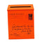 Galvanized Iron Wall Post Postbox Letter Letterbox Mail Mailbox Orange