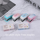 Mini Stapler Staples Set School Office Supply Student Prize Birthday GiftFT