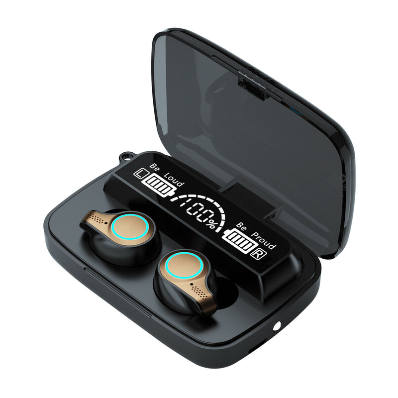 M18 Bluetooth 5.0 Earbuds Wireless Earphones in-Ear Headphones w/ Charging Case