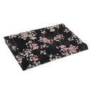 50x140cm Chinese Floral Plum Blossom Print Sewing 100% Cotton Fabric Black