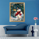 Christmas Snowman Embroidery Cross Stitch 5D Diamond Painting/Home/Decor New
