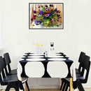 5D DIY Diamond Painting Blossom Colorful Flowers Pot Cross Stitch Mosaic
