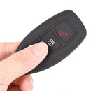 Car Silicone Car Key Smart Remote Key Case Cover for  Fiesta Focus 3 4 Gw