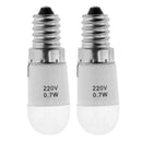 2Pcs Alloy Sewing Machine Light Bulb LED Lamps White for Household 220V 0.7W