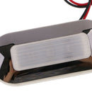2pcs 316 Stainless Steel LED Oblong Marine Courtesy Lights, 12V Blue/White
