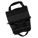 Car Rear Back Seat Organizer Tissue Holder Multi Pocket Storage Bag Black