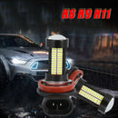 H11 H8 LED Fog Light Conversion Kit Bulbs High Power 6000K 53W Headlight Top x2