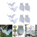 8 Pieces Reflective Bird Repellent Owl - Attractive Decoy Will Keep Nuisance