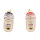 4mm Banana Plug, 2-Pack Pure Copper Binding Post for Amplifier Speaker Terminal