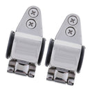 1 Pair Steel Slide Cap Hinged Bimini Top Fittings for 20-22-25mm Pipe