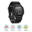 696 X12 Smart Bracelet IP68 Heart Rate Monitor Fitness Sports Watch (Black) A