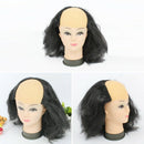 Freaky Zombie Wig Bald Top Halloween Wig black