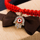 Luck Handmade Rope Cuff Bracelet Crystal Pendant Bangle Thread Women's Jewe BX