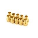 10PCS Mountain Bicycle Wheel Valve Adaptor Presta To Schrader Air Pump Tool ME