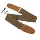 New Adjustable Canvas Acoustic/Electric Guitar & Bass Strap Coffee
