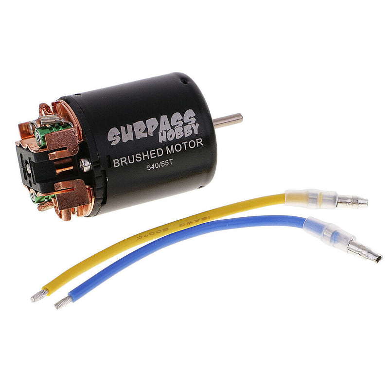 Professinal 540 55T Brushed Motor For 1/10 RC Car Rock Crawler SCX10 Wraith