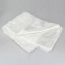 Elegant Long Hair Faux Fur Wedding Shawl Stoles Wraps Cape for Women Beige A