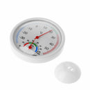 Indoor Outdoor Thermometer Humidity Clock-shaped Meter Temperature Hygrometer