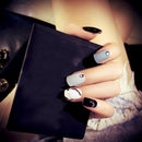 24pcs/set full cover false nail art tips tools short nails diy manicure SP