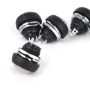 5Pcs White Momentary Push Button Horn Switch OFF (ON) for Dashboard Boat Car
