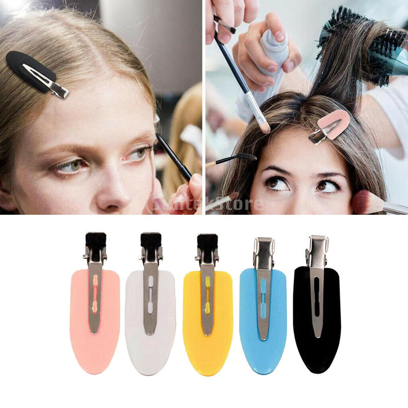 9x Salon No Bend Crease Hair Styling Clips No Mark Hair Pin Curl Clip Barrettes