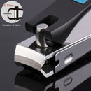 Nail Clipper with Catcher - Stainless Steel Curved Fingernail and Toenail C M2Y5