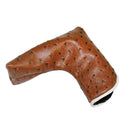 Golf Club Iron Head Cover Protector Golf Club Putter Accessories Brown