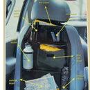 P4PM Car Auto Back Seat Organizer Bags Assorted Bag Pocket Black