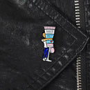 Creative Boys Squeeze Toothpaste Pin Brooches Badges Unisex Kids Jewelry Gifts