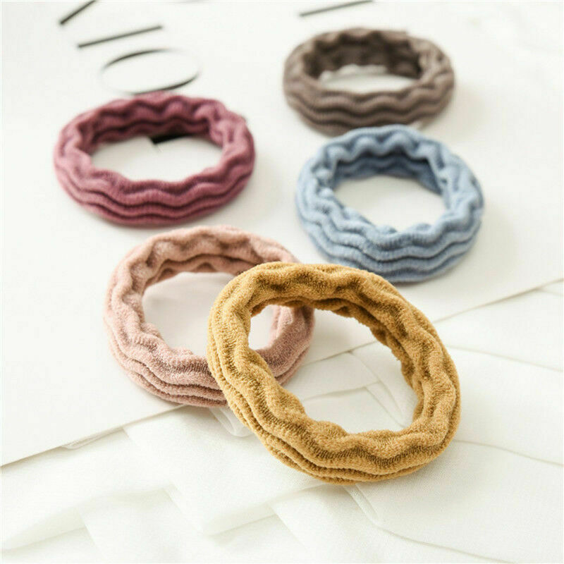 5pc Ponytail Girl Women Elastic Rubber Hair Ties Band Rope Holder Resilience new