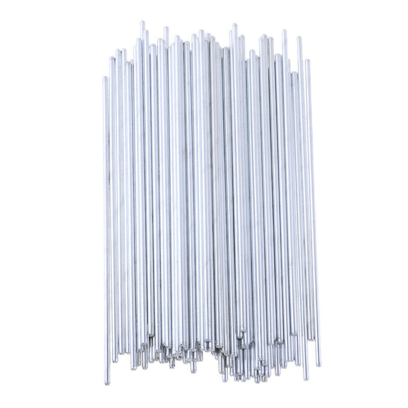 100pcs/pack 2mm Diameter 100mm Length Stainless Steel Solid Round Shaft Rod for