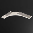 Stainless Steel Beard Styling Shaping Template Comb Facial Hair Tool M8E7