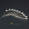 10pcs Modish Flat Metal Single Prong Alligator Hair Clips Barrette for Bows DIY