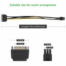 Sata Power Cable Sata15 Pin to 6 Pin PCI Express Images Video Card Power Ca D8B1