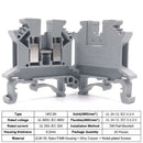 Din Rail Terminal Blocks Kit Uk-2.5N 12 Awg Terminal Blocks Ground Blocks F X1O2