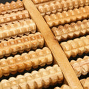 Wooden Foot Roller Wood Care Massage Reflexology Relax Relief Massage, 9 Ro